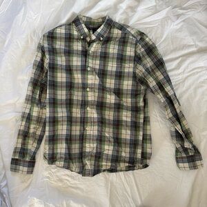 Men's Plaid Button-Down Shirt